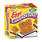 Kellogg's Eggo cinnamon toast waffles, 24 sets of 4 waffles Left Picture